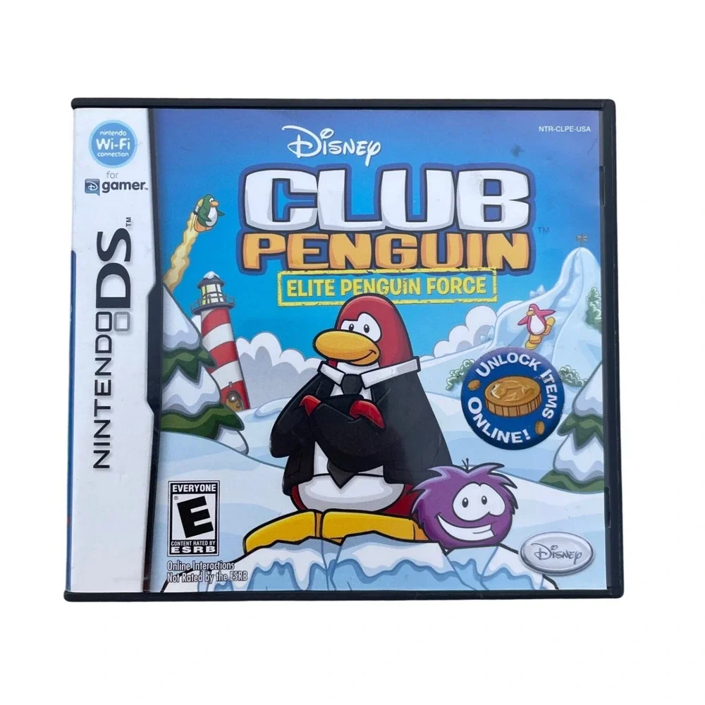 Disney Club Penguin Elite Penguin Force Nintendo DS Game CIB NTR-CLPE-USA